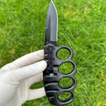 Brass Knuckles With Knife