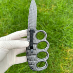 Brass Knuckles With Knife