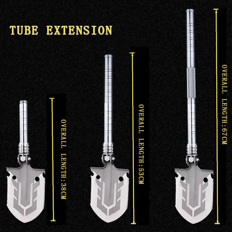 12-in-1 Foldable Camping Shovel