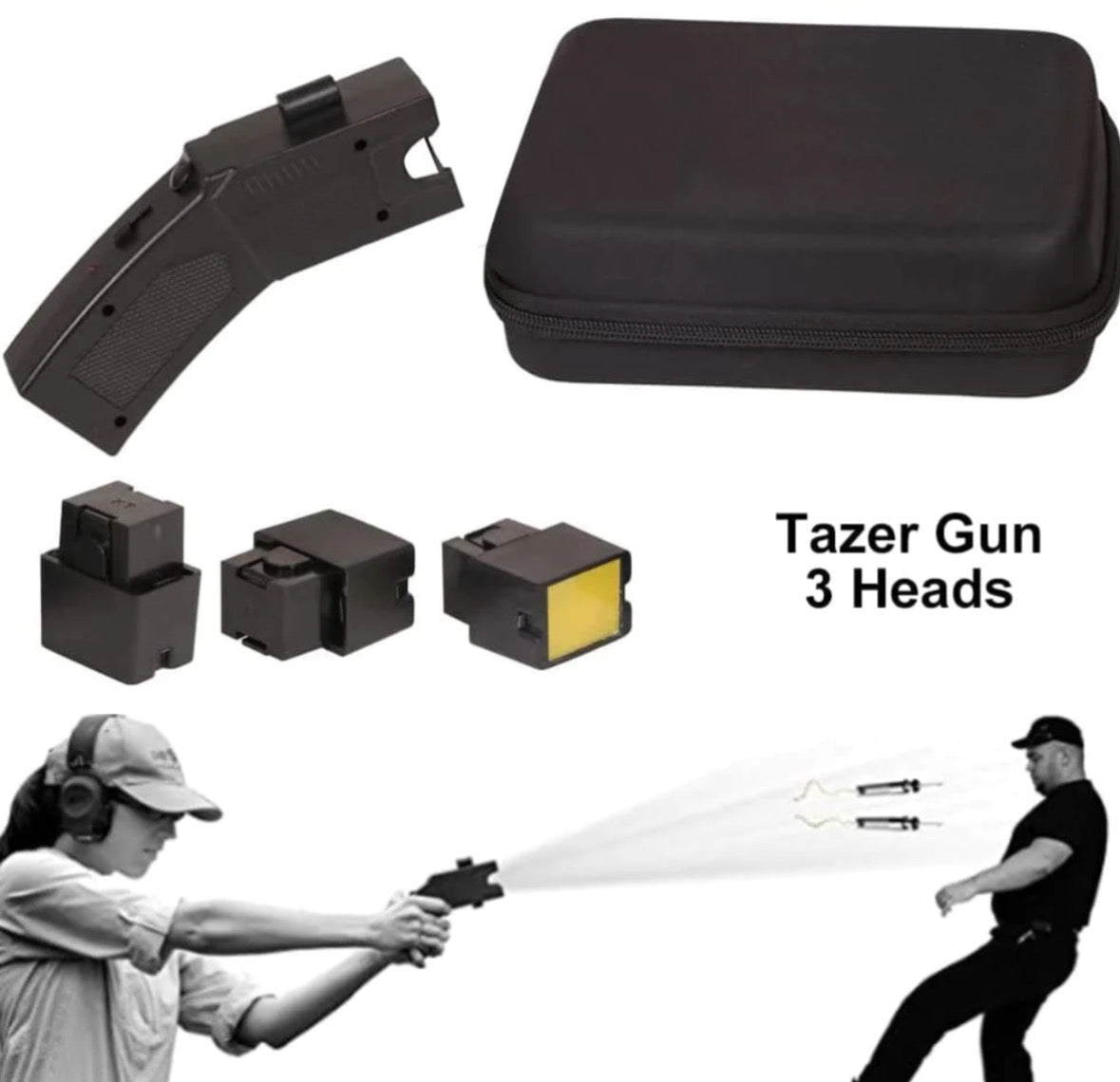 Taser Gun with 3 Heads