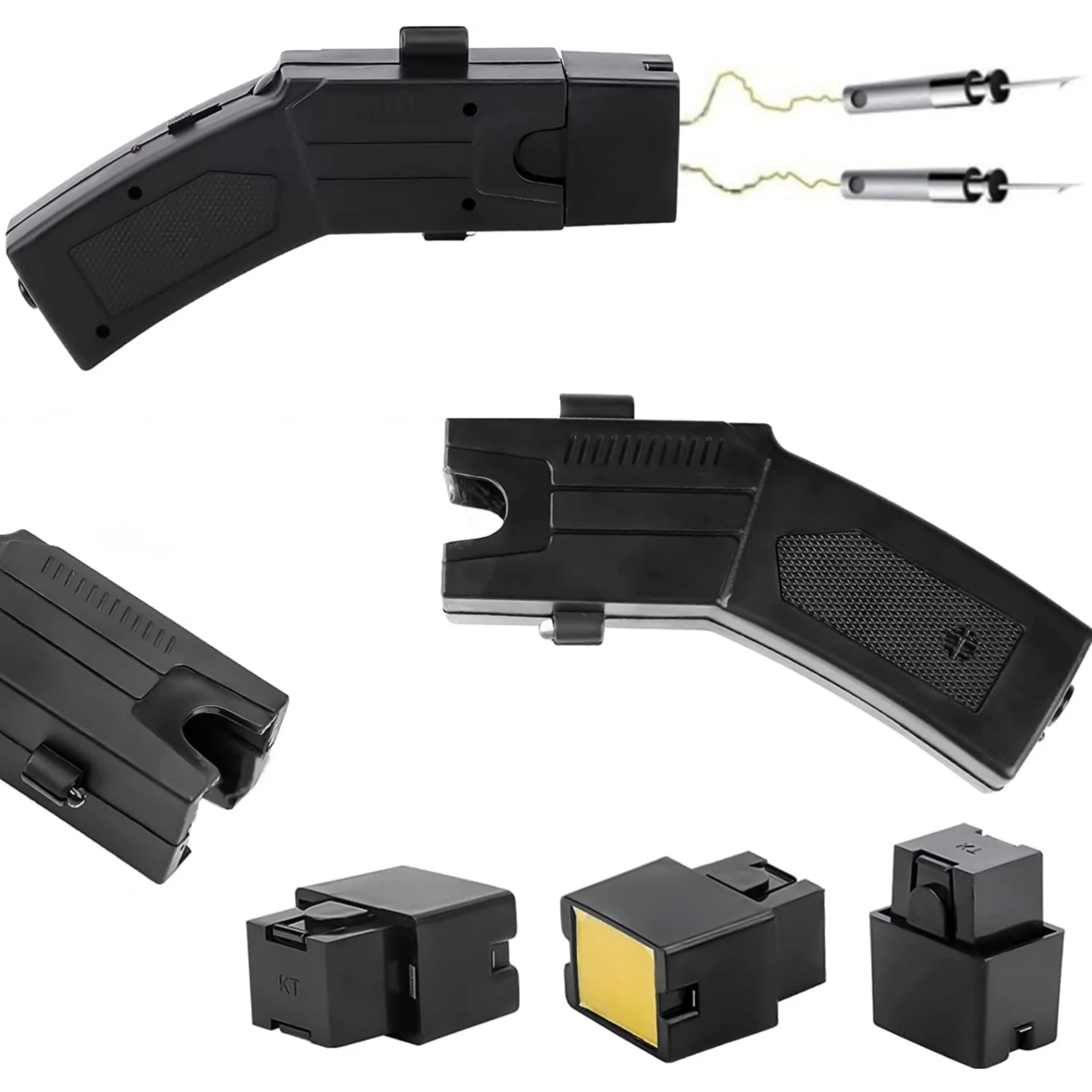 Angry Taser String Shooting Stun Gun with 3 Heads – Kanta Shield