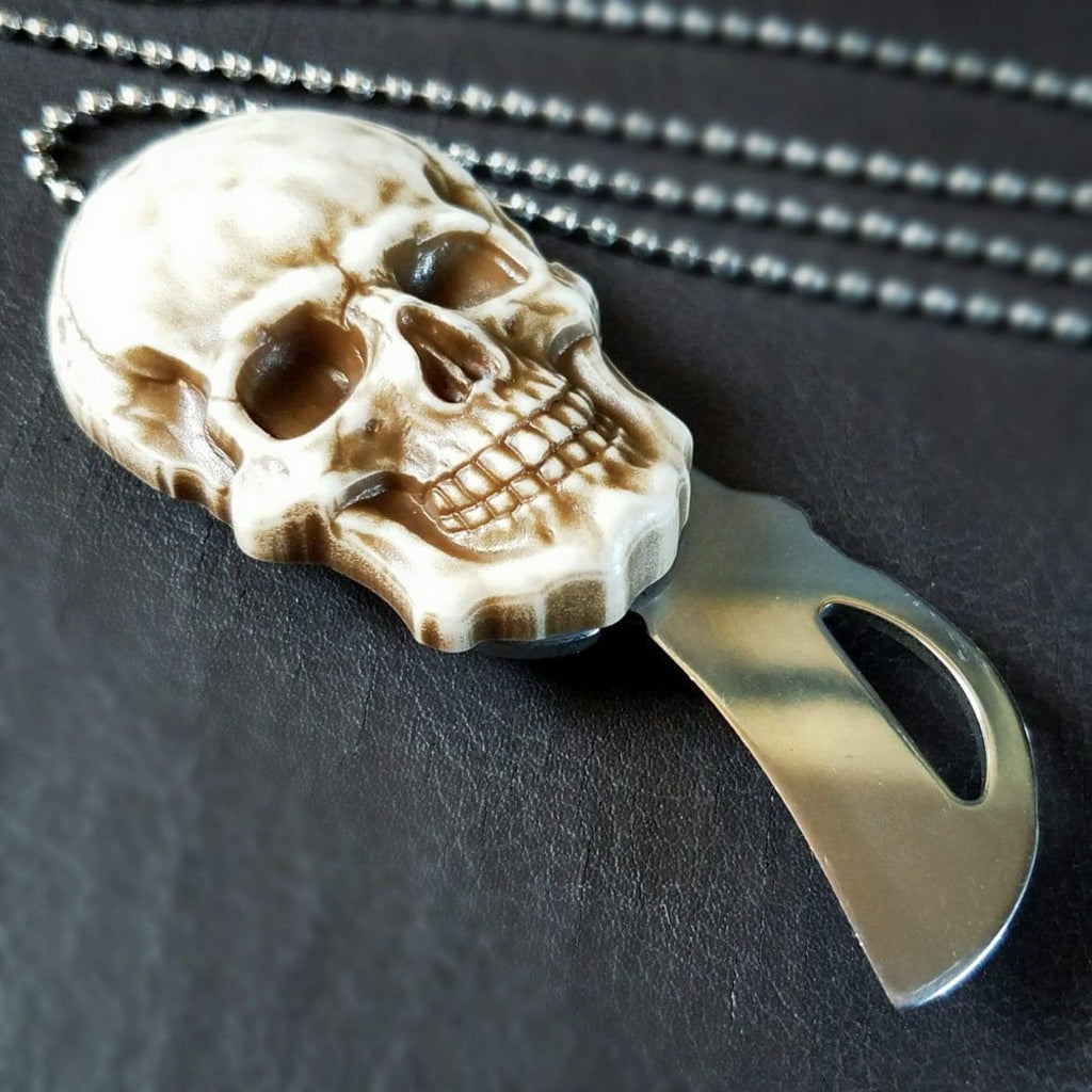 Skull Necklace Knife