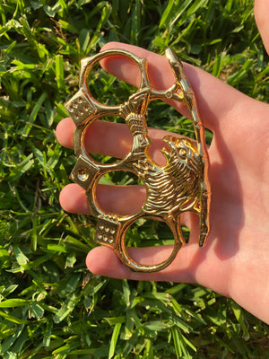 Eagle and Dice Brass Knuckles