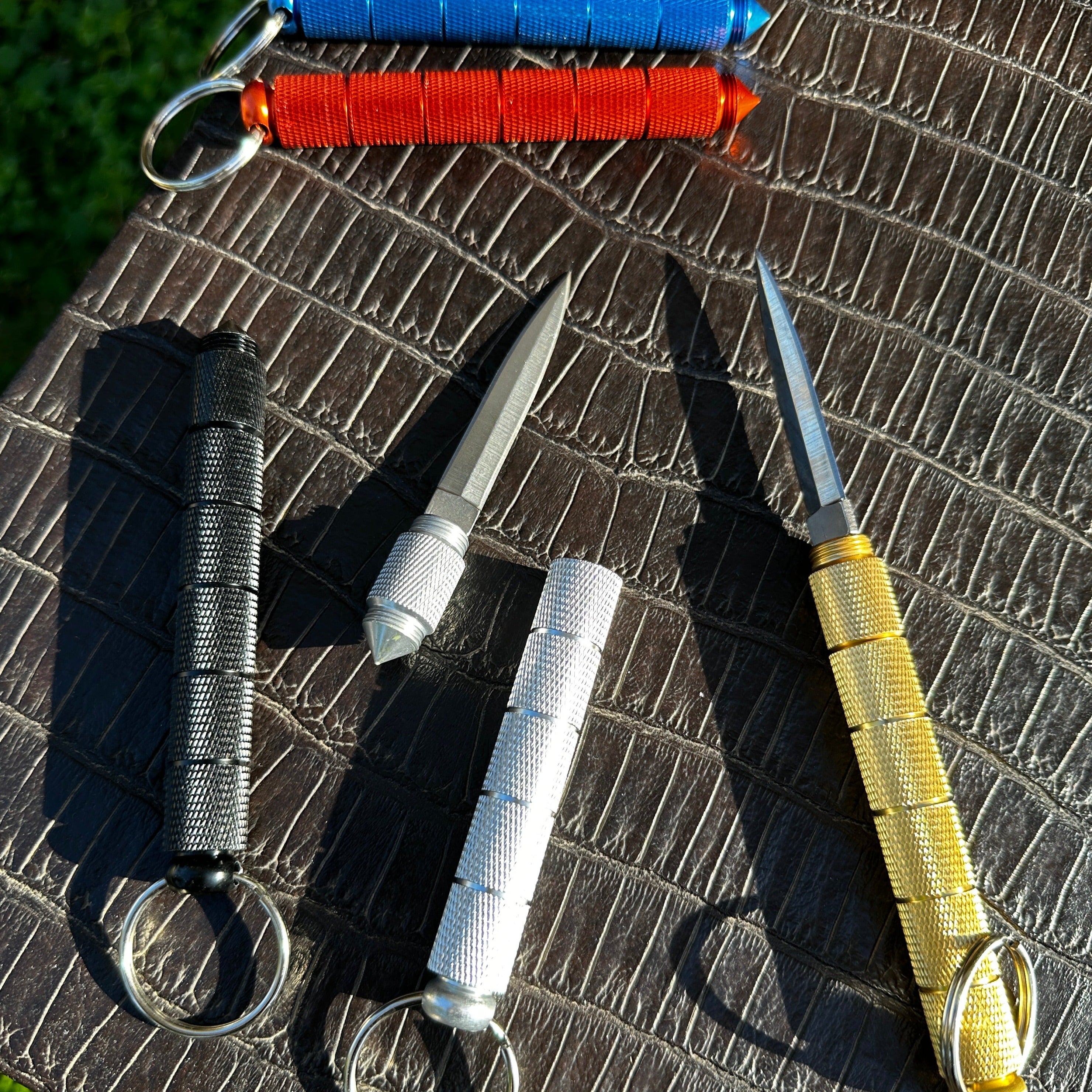 Kubotan Hidden Knife Keychain