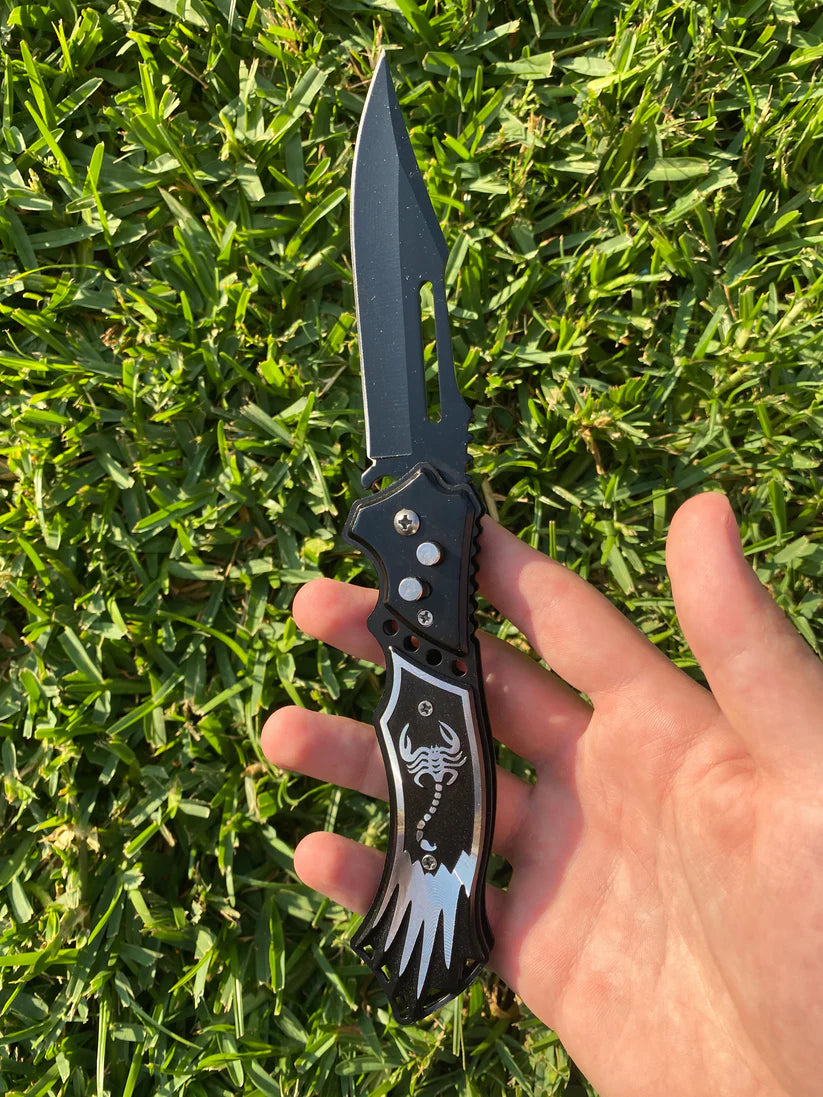 Scorpion Knife Black Color